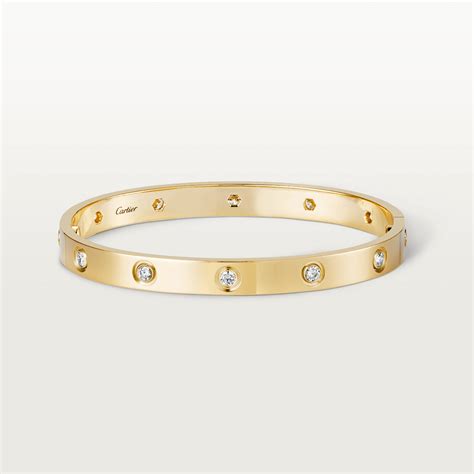 10 diamond cartier love bracelet